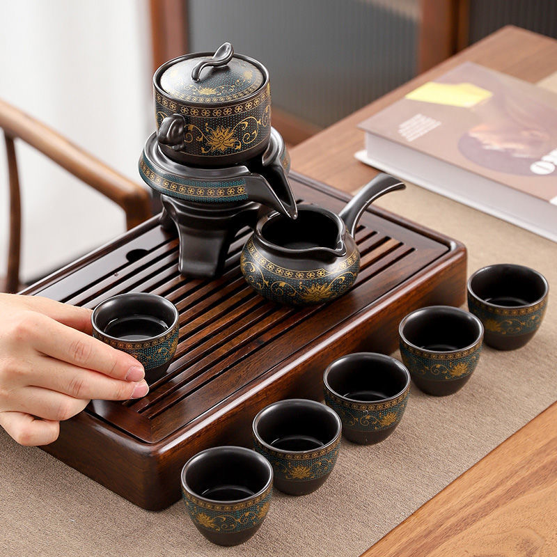【汀和大福】鎏金堆花 西域尊貴 愛不釋手的自動茶具,1秒自動出水,隨時隨地打造茶生活 【汀和大福】鎏金堆花 西域尊貴 愛不釋手的自動茶具,1秒自動出水,隨時隨地打造茶生活